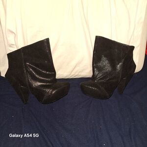 New, Irregular Choice, Anna Bells Trolley Boot LEATHER Ankle Boots